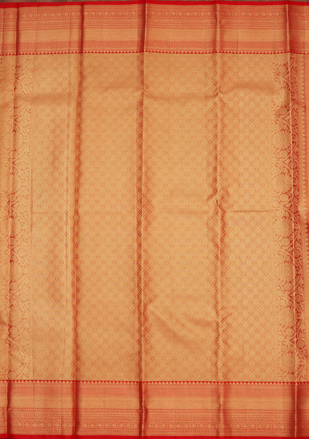 Red Zariwork Pure Silk Saree