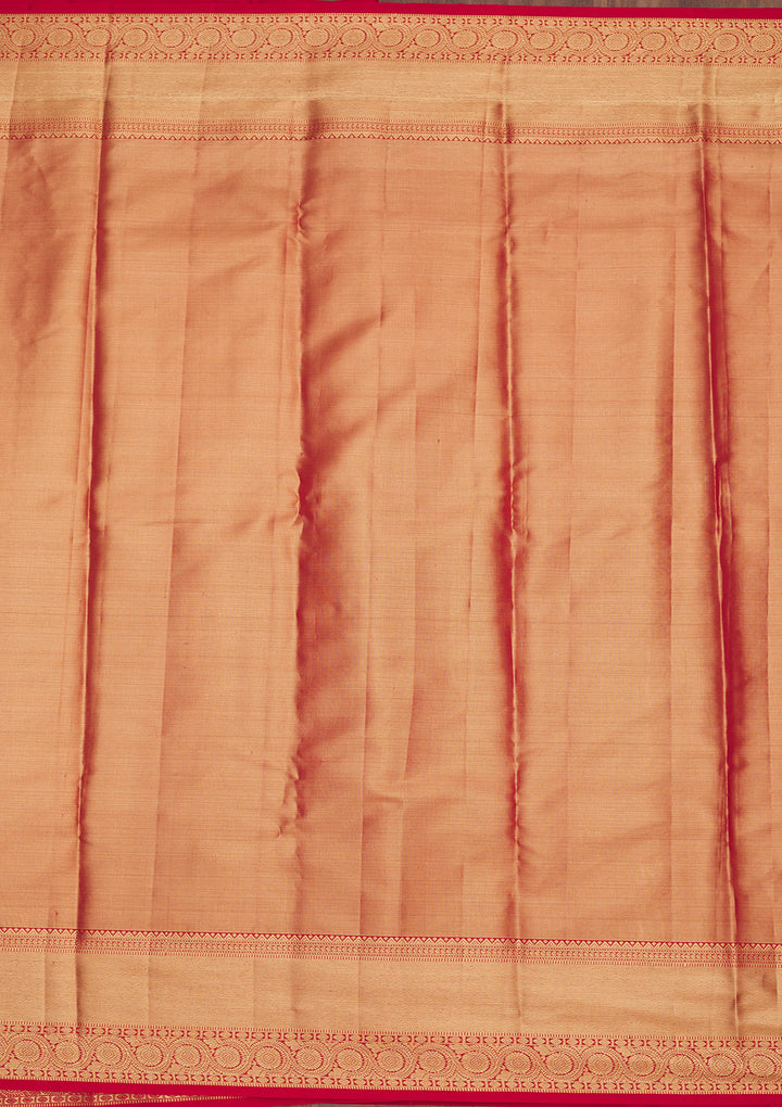 Red Zariwork Pure Silk Saree