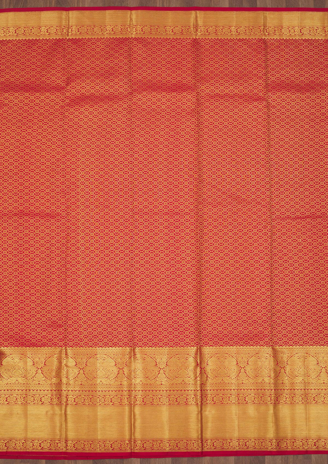 Red Zariwork Pure Silk Saree