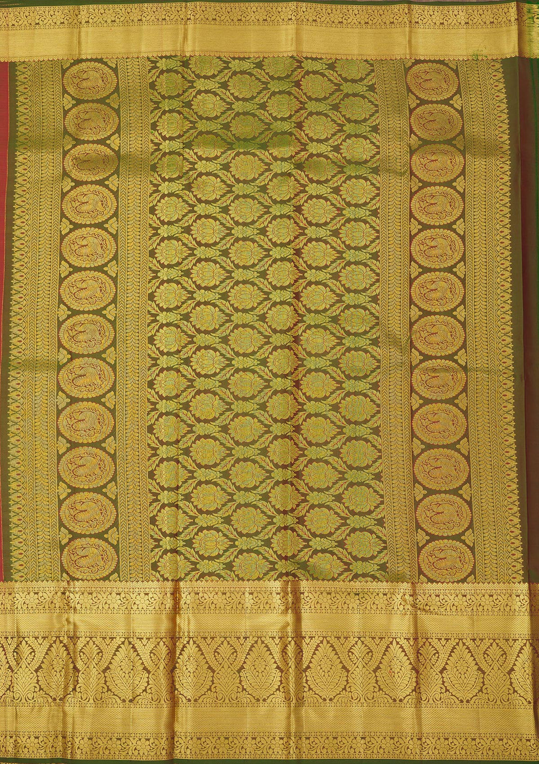 Red Zariwork Pure Silk Saree