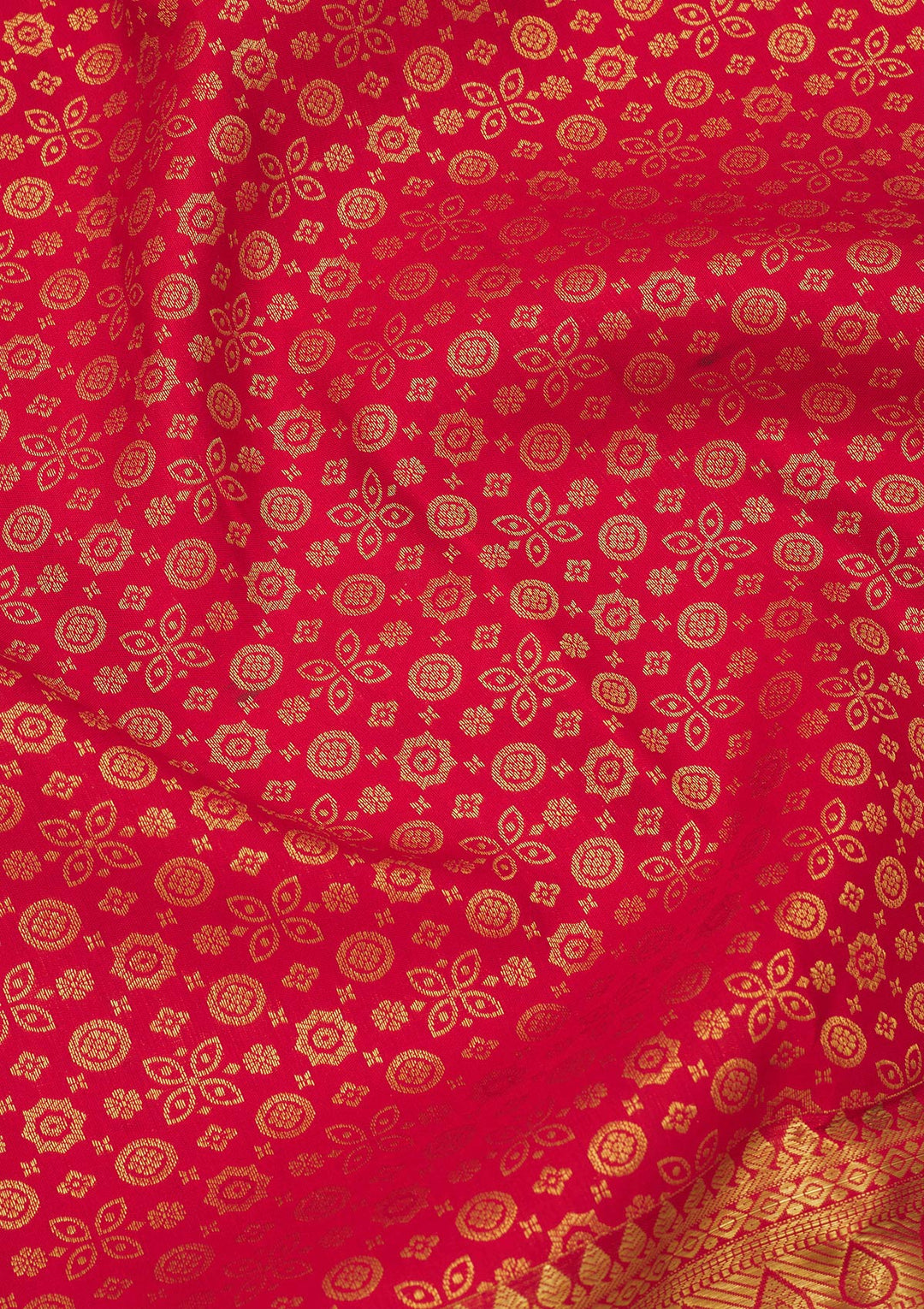 Red Zariwork Pure Silk Saree