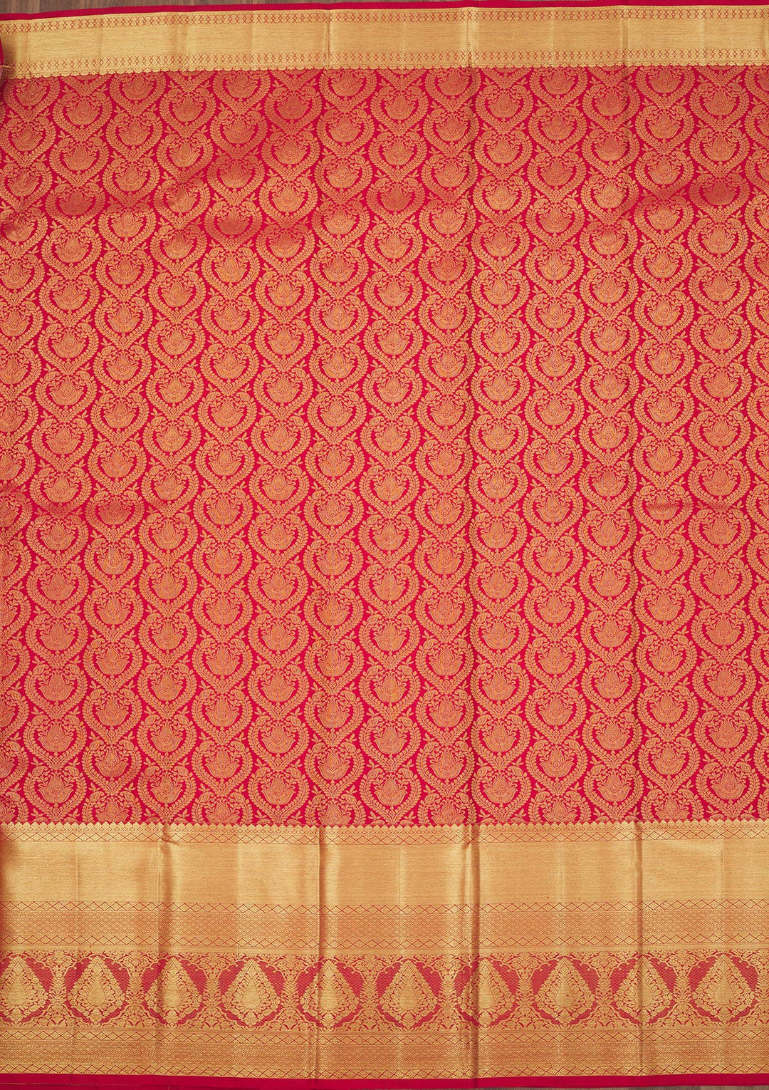 Red Zariwork Pure Silk Saree