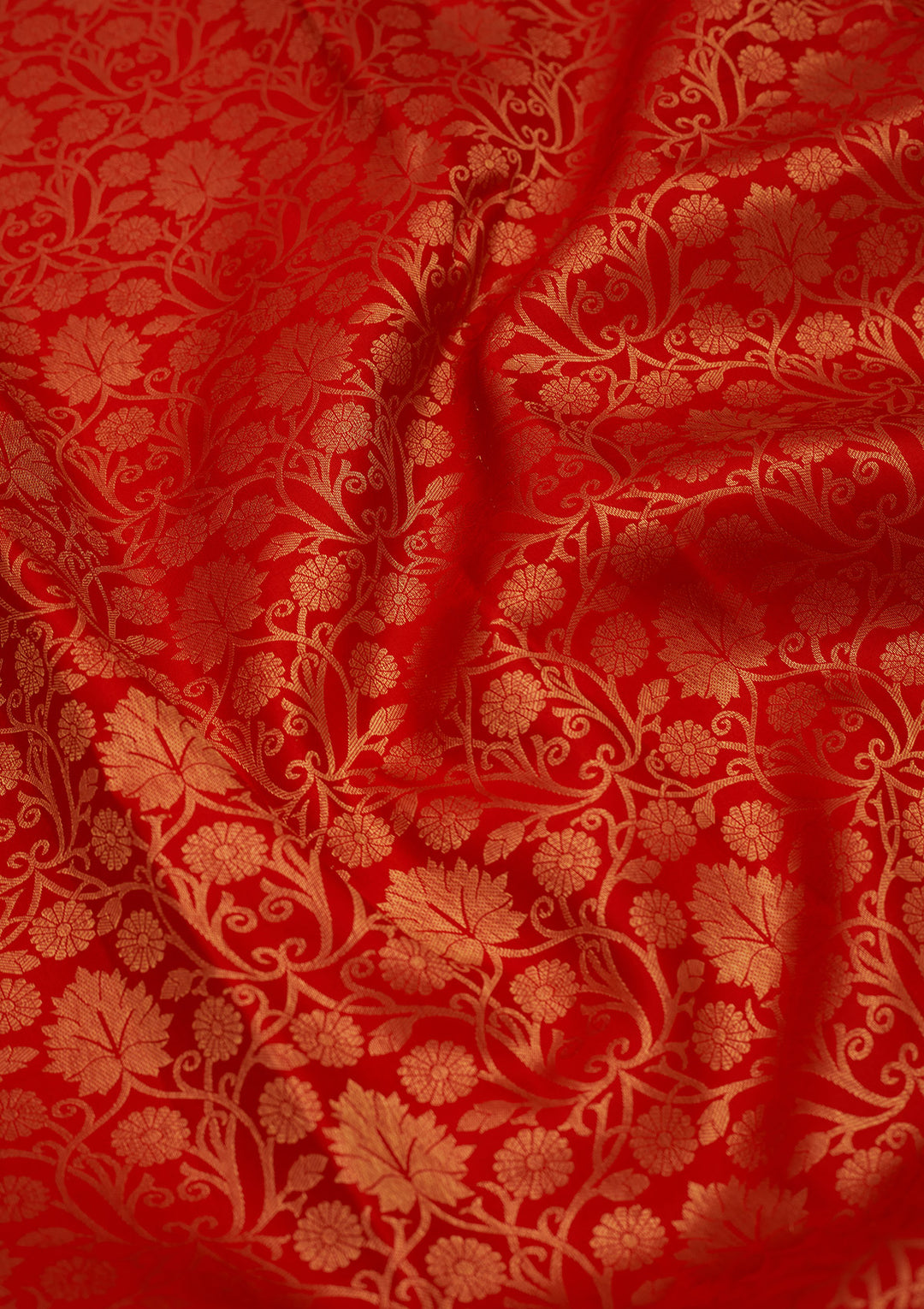 Red Zariwork Pure Silk Saree