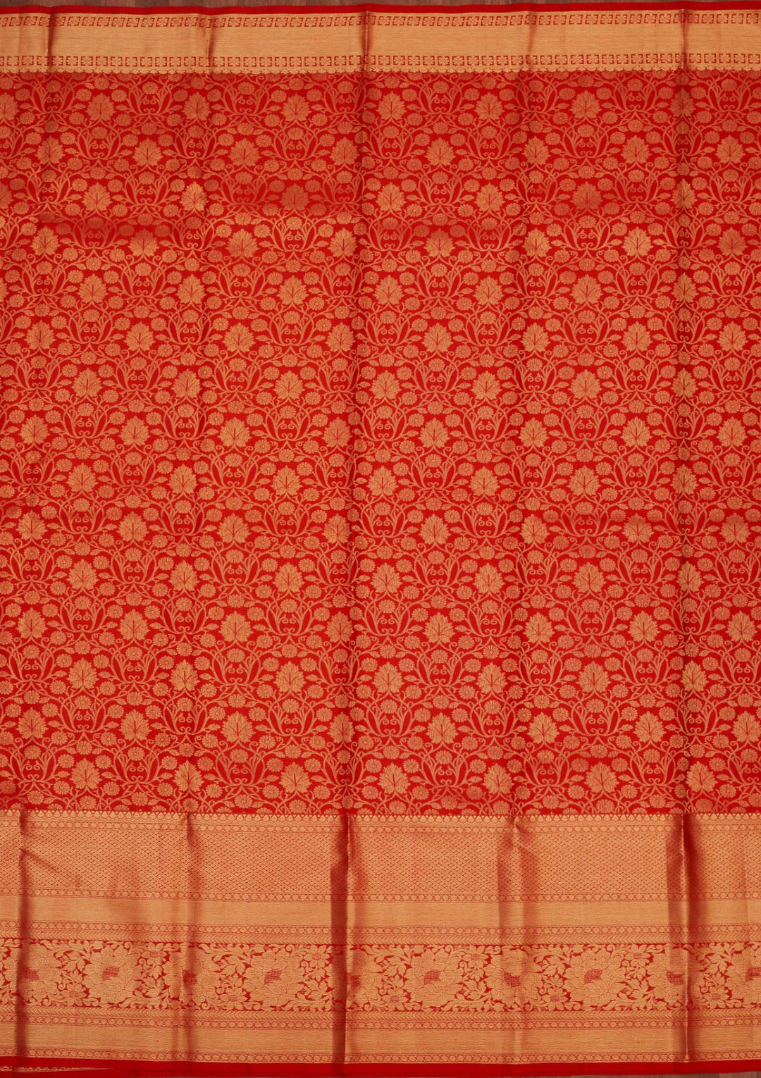 Red Zariwork Pure Silk Saree