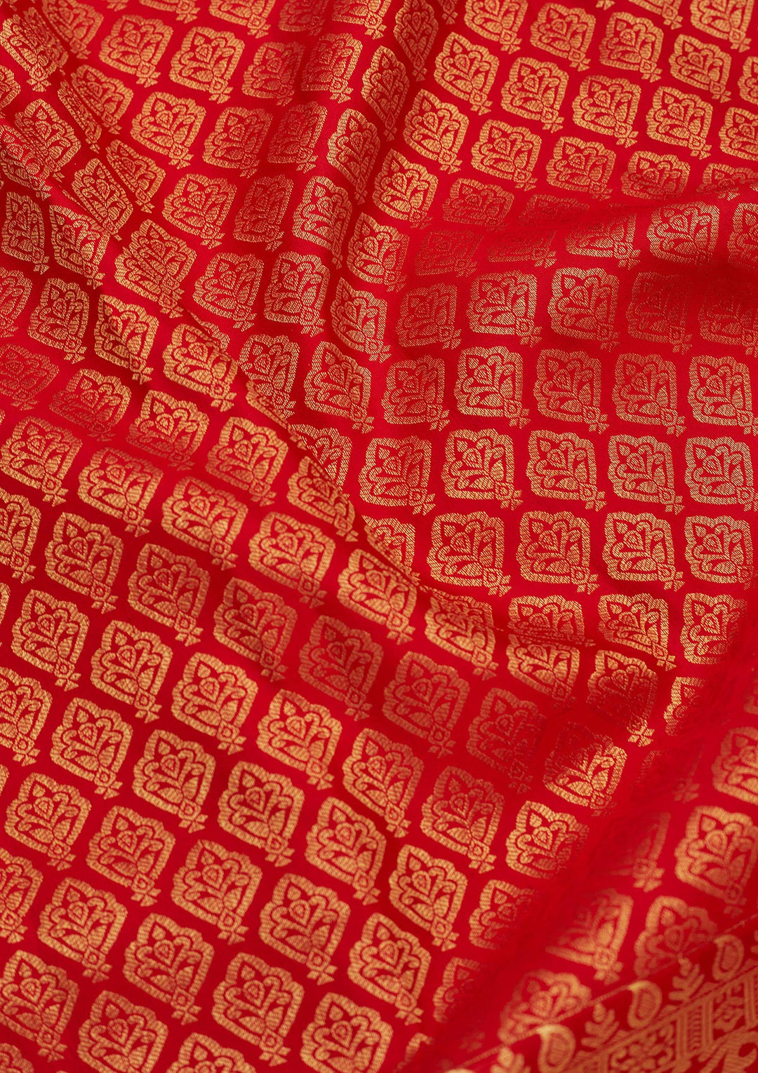 Red Zariwork Pure Silk Saree