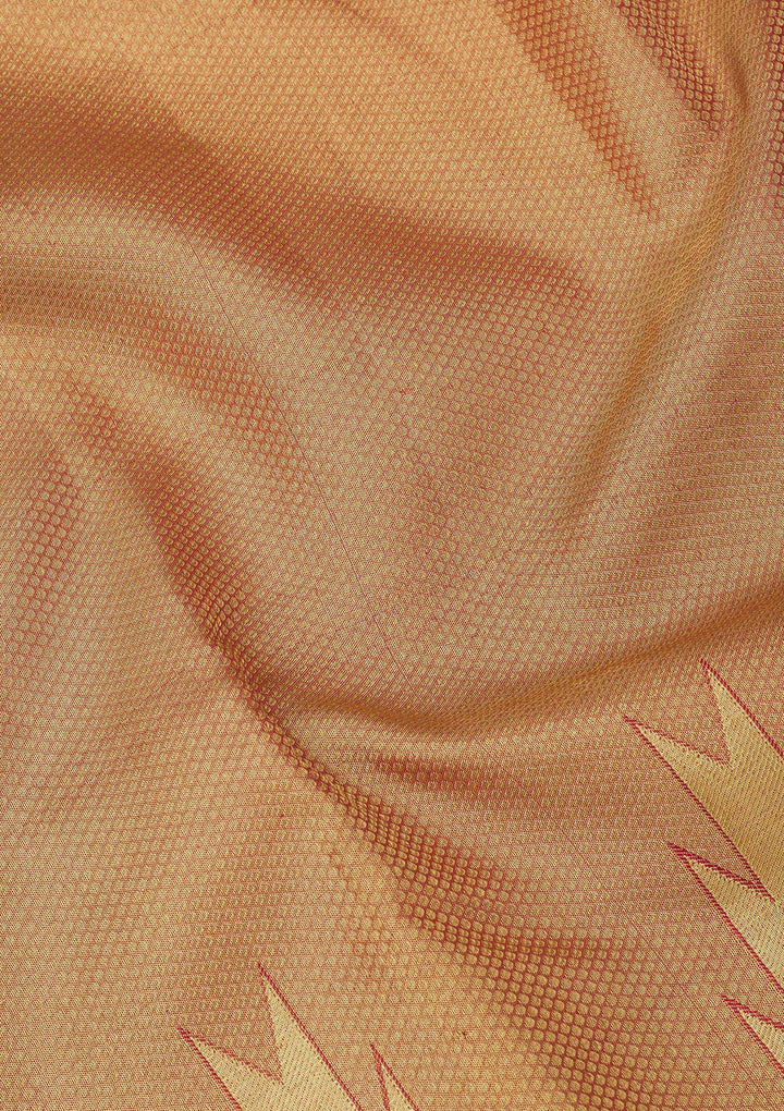Red Zariwork Pure Silk Saree