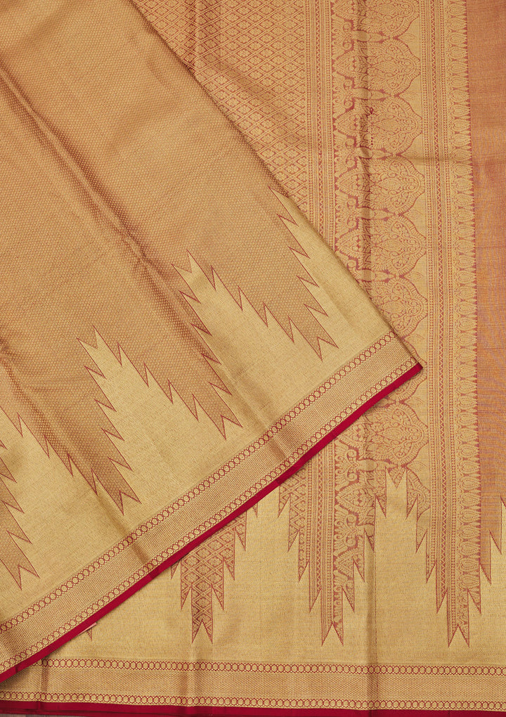 Red Zariwork Pure Silk Saree