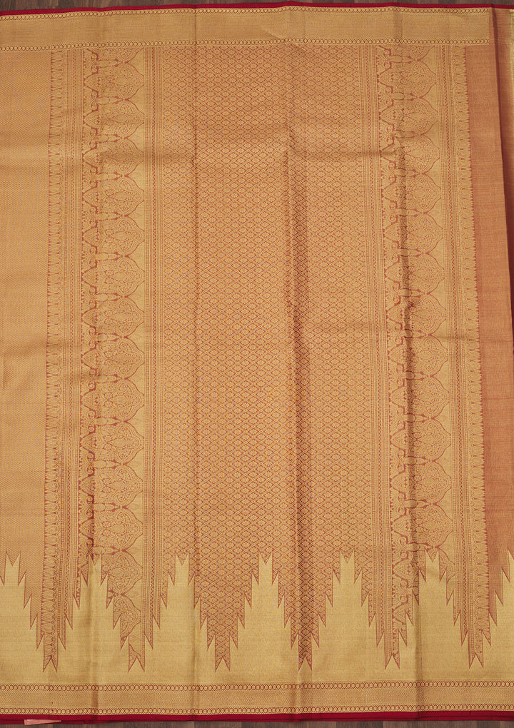 Red Zariwork Pure Silk Saree