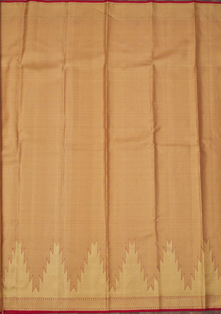 Red Zariwork Pure Silk Saree