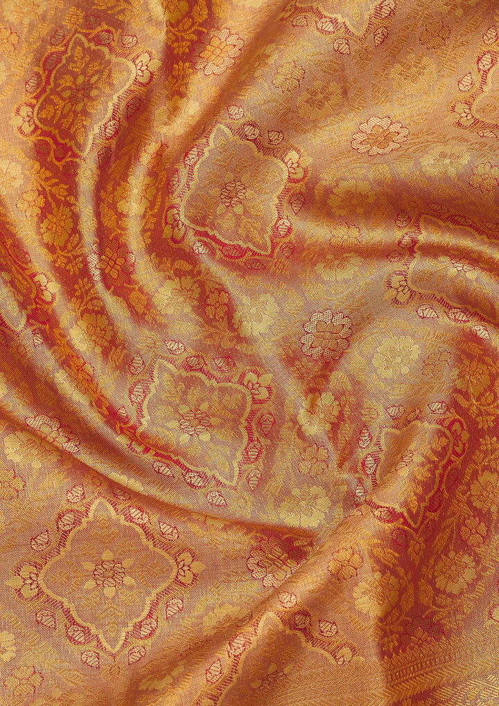 Red Zariwork Pure Silk Saree