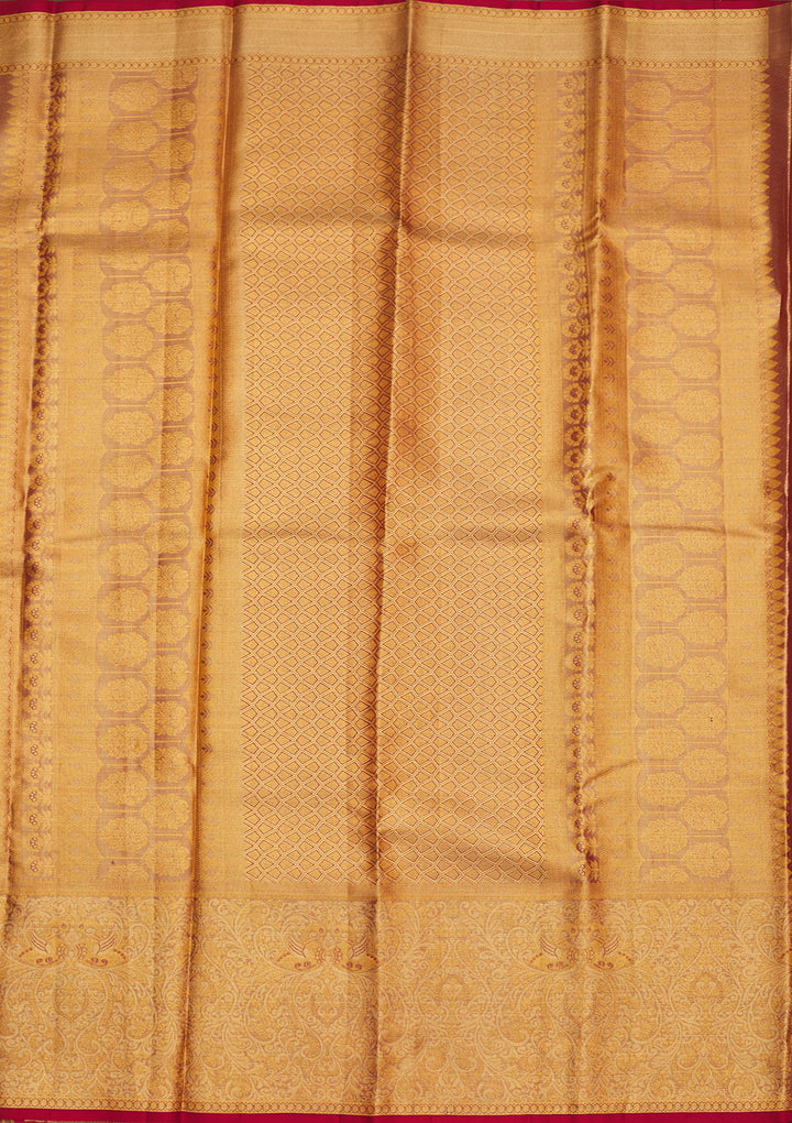 Red Zariwork Pure Silk Saree