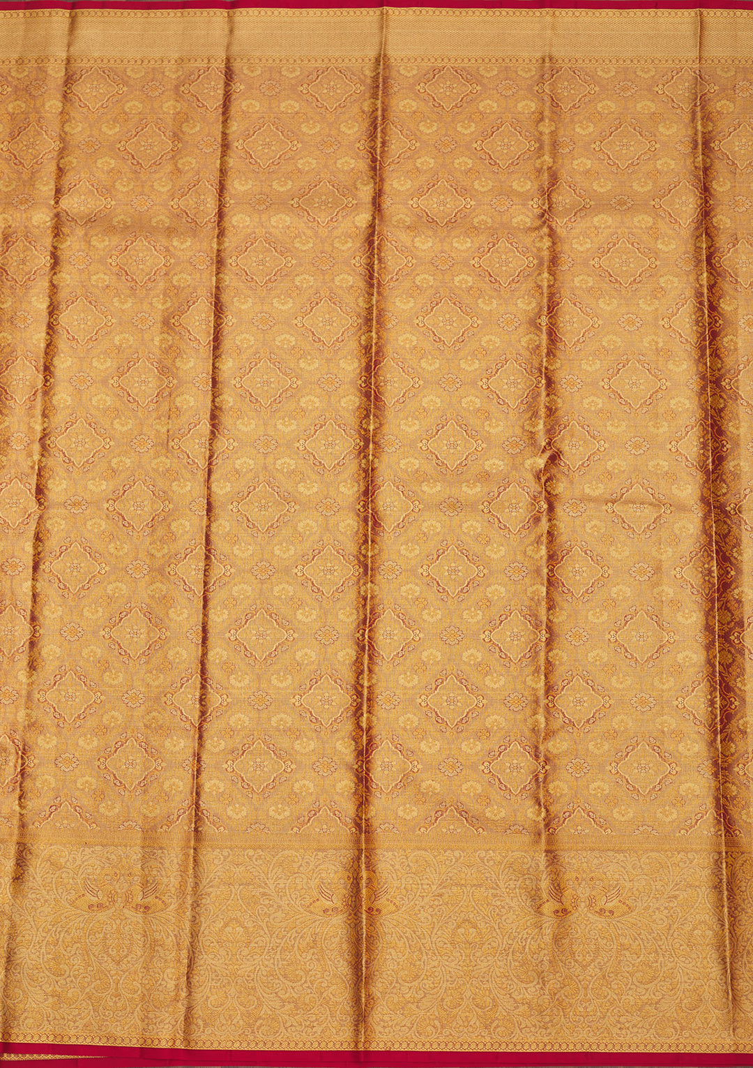 Red Zariwork Pure Silk Saree