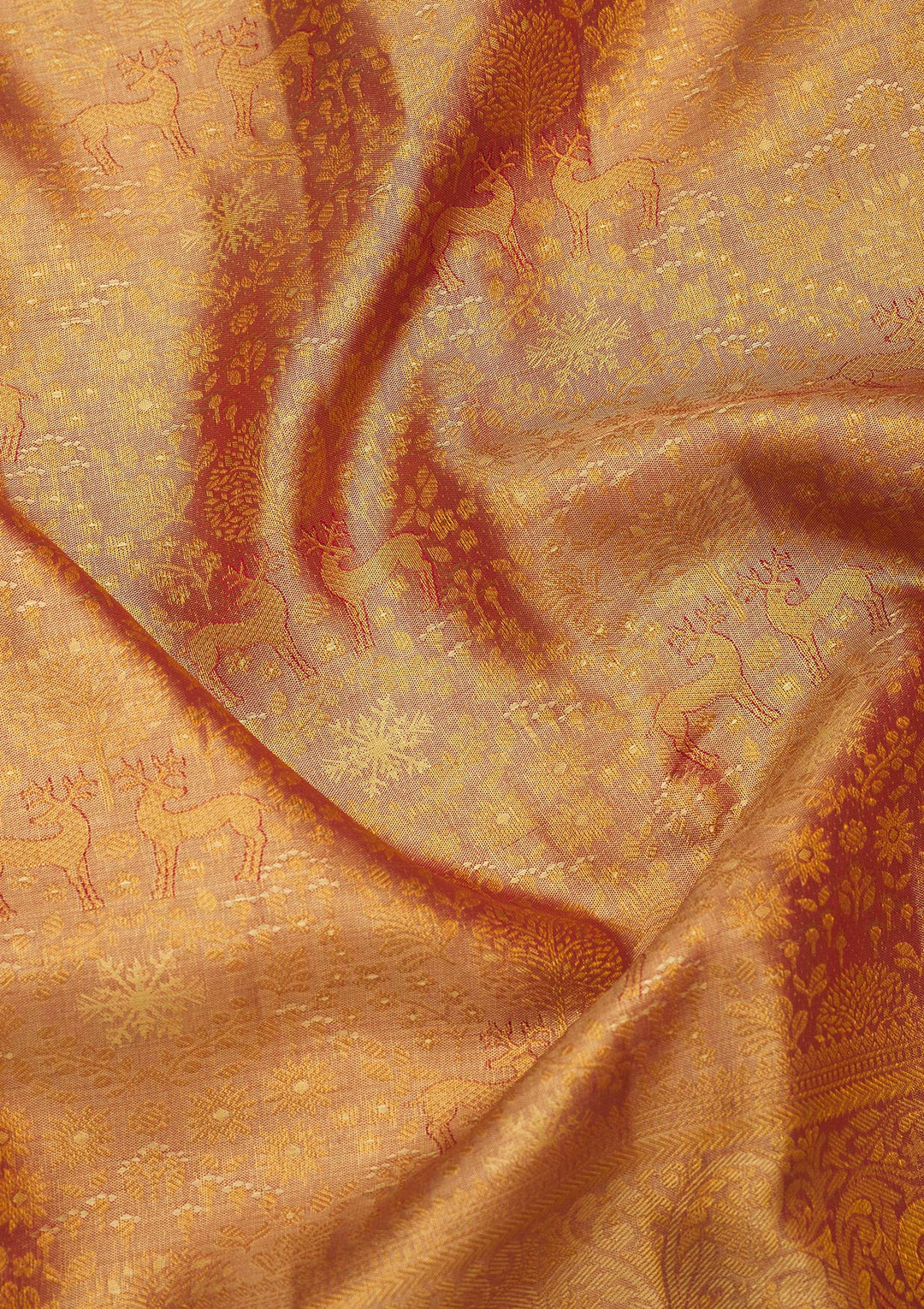 Red Zariwork Pure Silk Saree