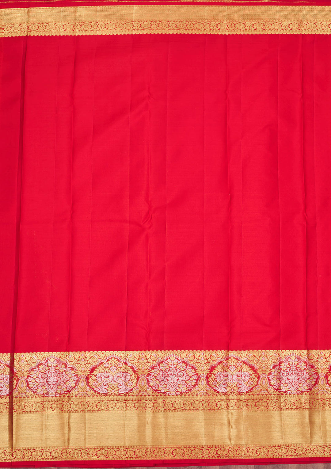 Red Zariwork Pure Silk Saree