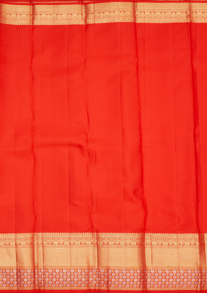 Red Zariwork Pure Silk Saree