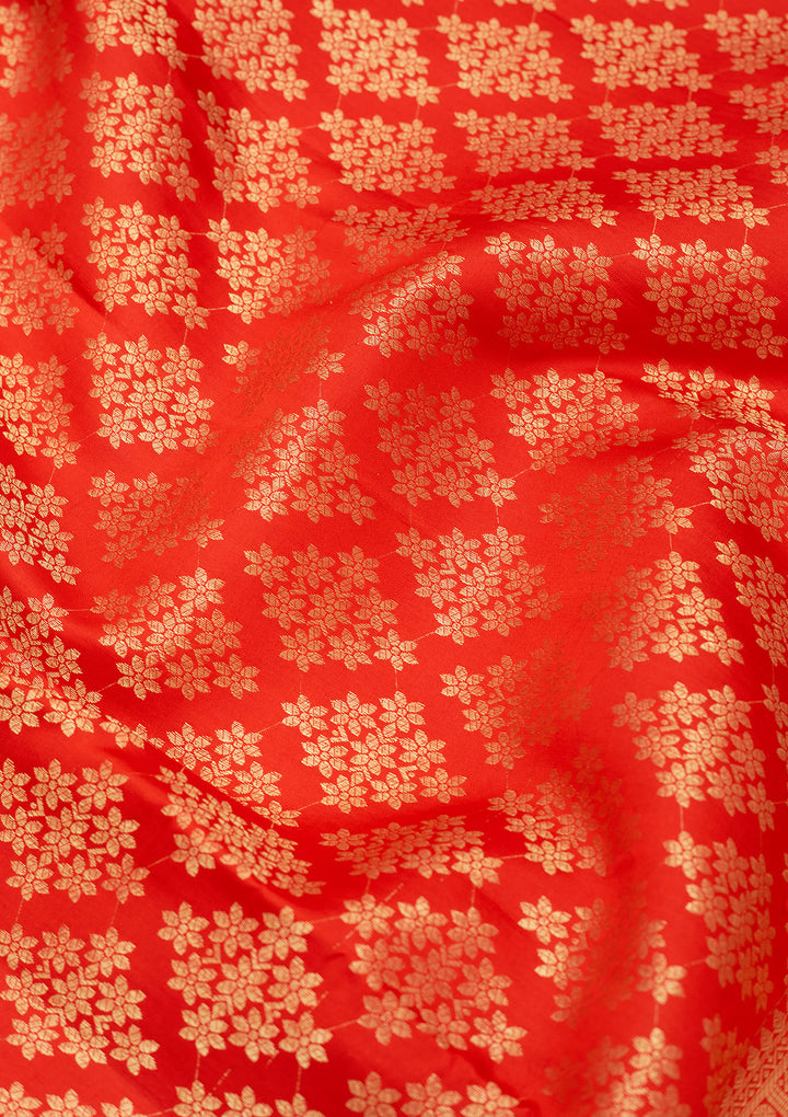 Red Zariwork Pure Silk Saree