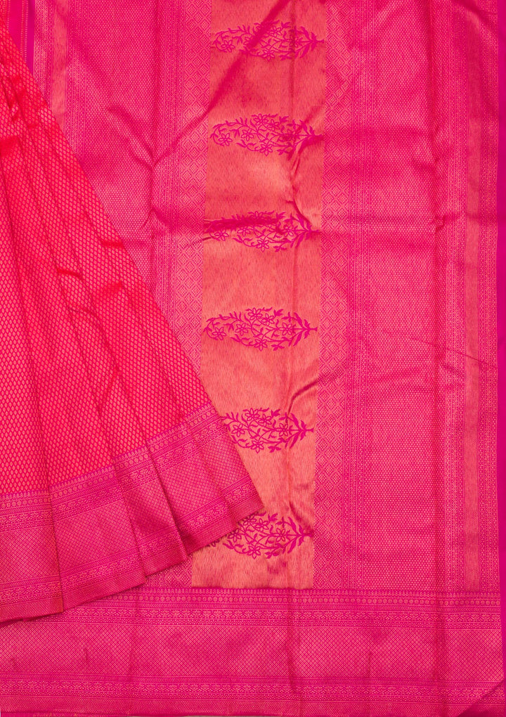 Red Zariwork Kanjivaram Pure Silk Saree