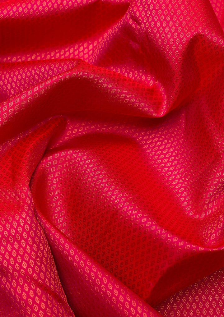 Red Zariwork Kanjivaram Pure Silk Saree