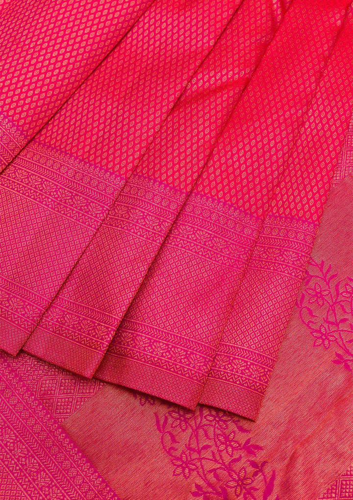 Red Zariwork Kanjivaram Pure Silk Saree