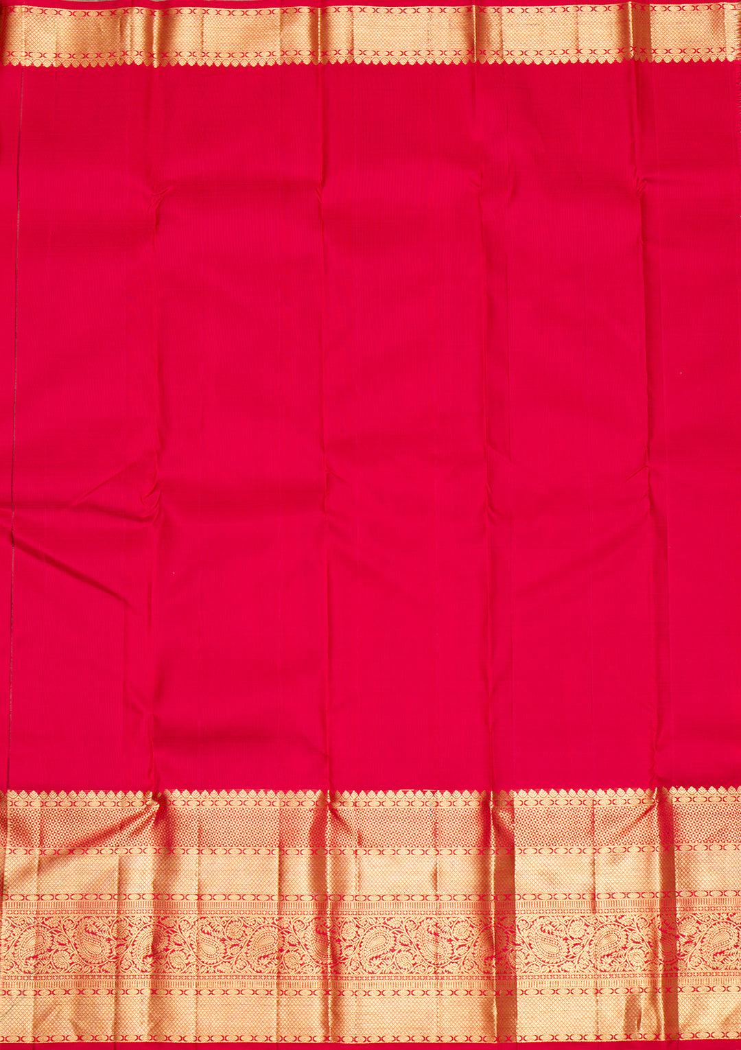 Red Gold Zariwork Banarasi Pure Silk Saree