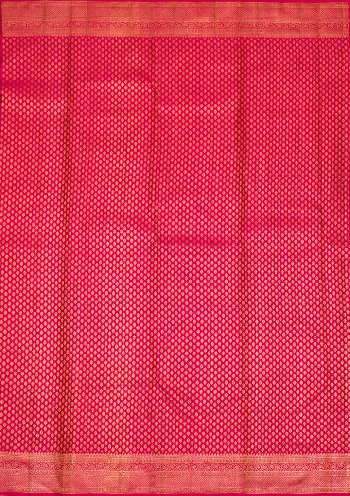 Red Gold Zariwork Pure Silk Saree