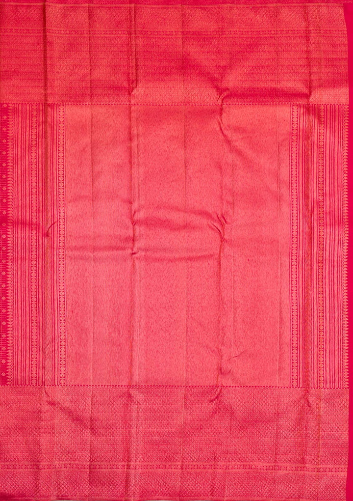 Red Gold Zariwork Pure Silk Saree