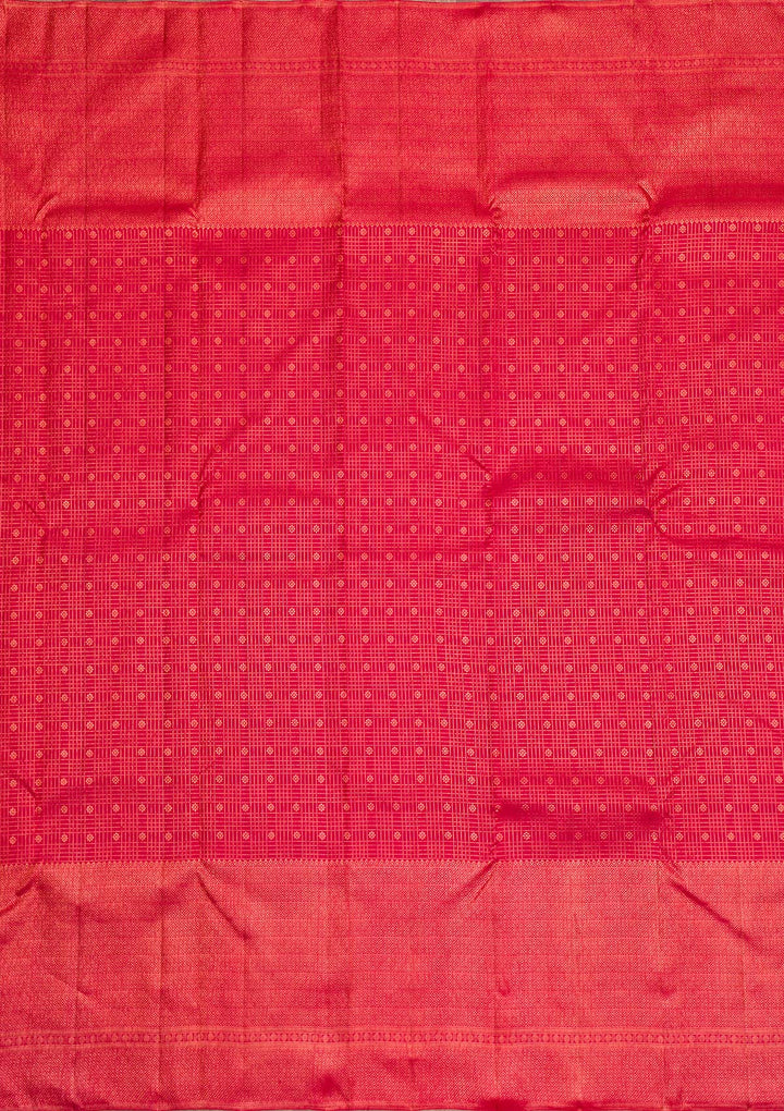 Red Gold Zariwork Pure Silk Saree