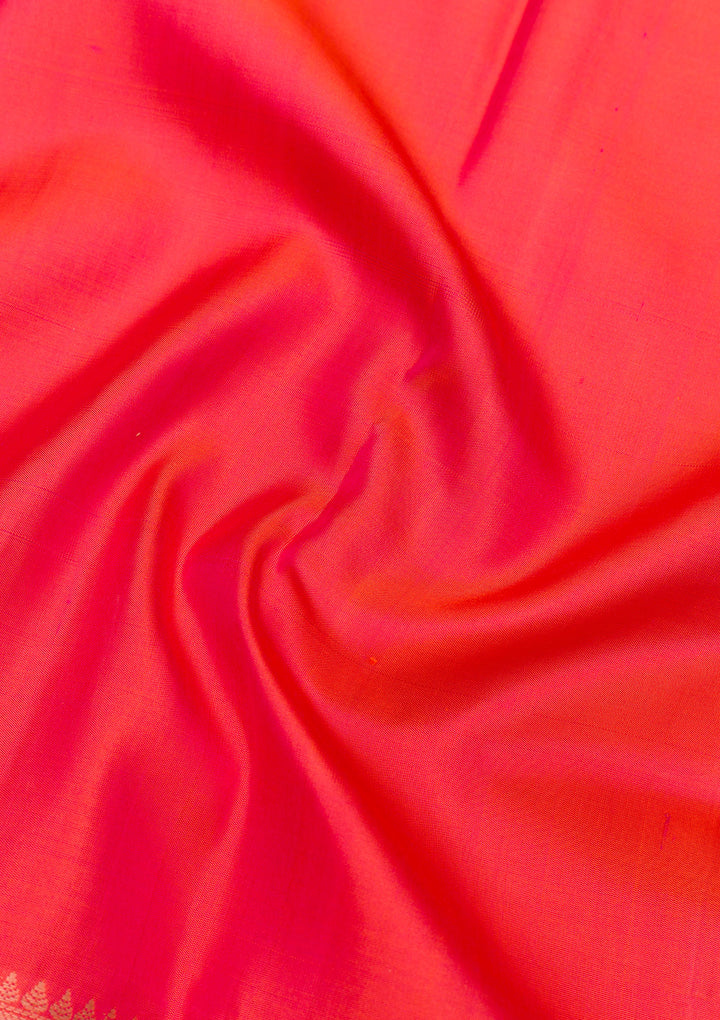 Red Zariwork Pure Silk Saree