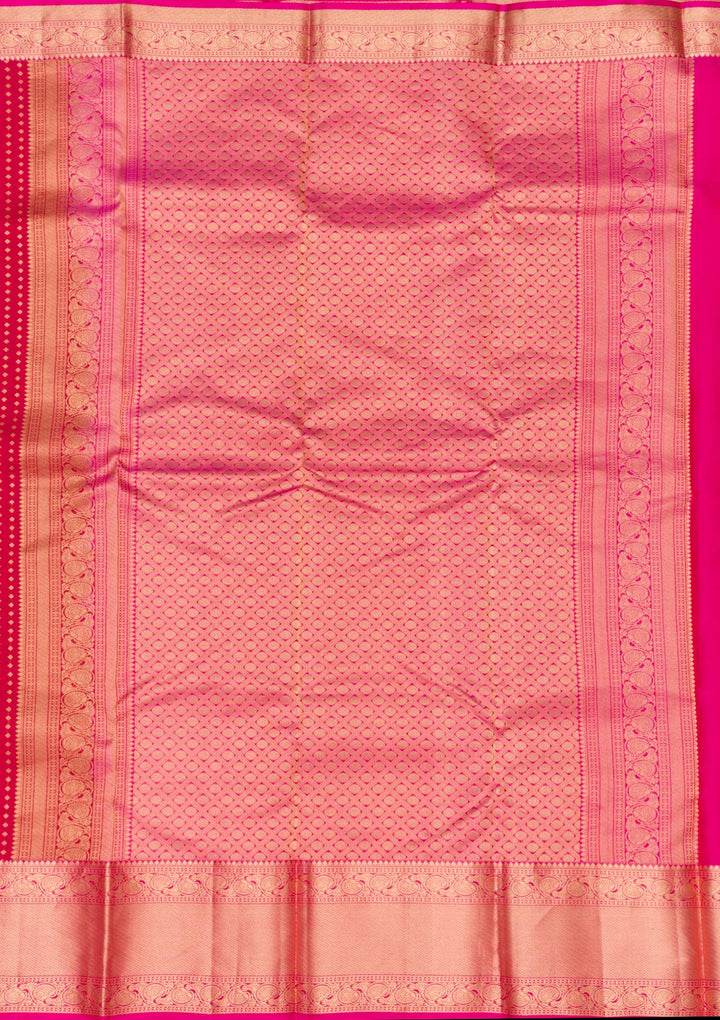 Red Zariwork Pure Silk Saree