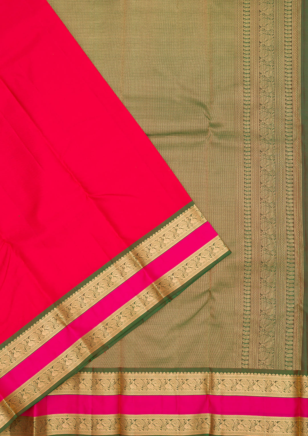Red Zariwork Pure Silk Saree