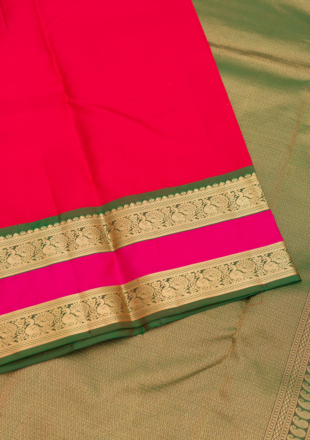 Red Zariwork Pure Silk Saree