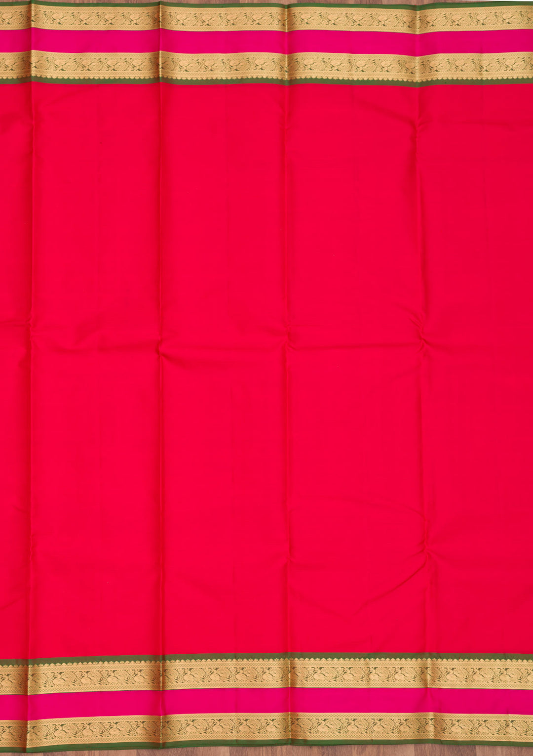 Red Zariwork Pure Silk Saree