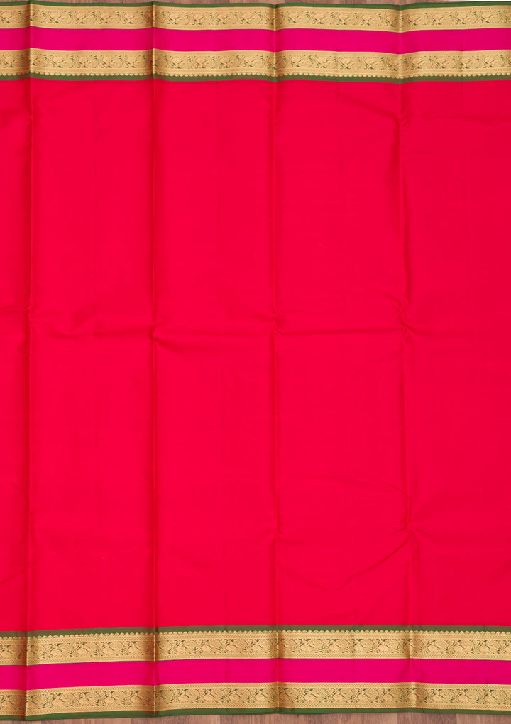 Red Zariwork Pure Silk Saree