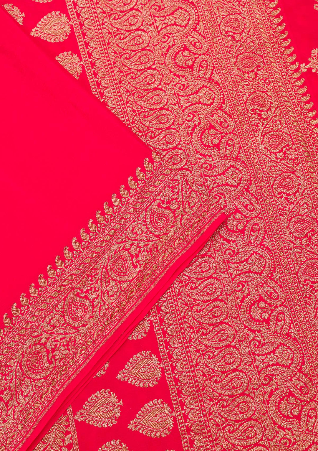 Red Zariwork Pure Silk Saree