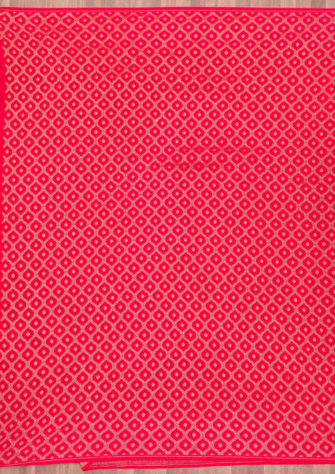 Red Zariwork Pure Silk Saree