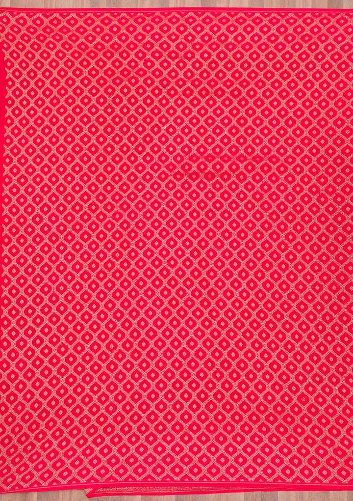 Red Zariwork Pure Silk Saree