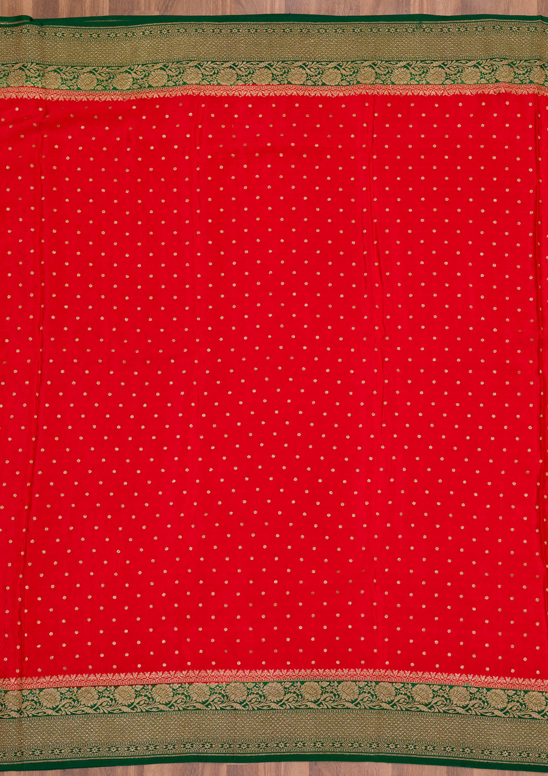 Red Zariwork Pure Silk Saree