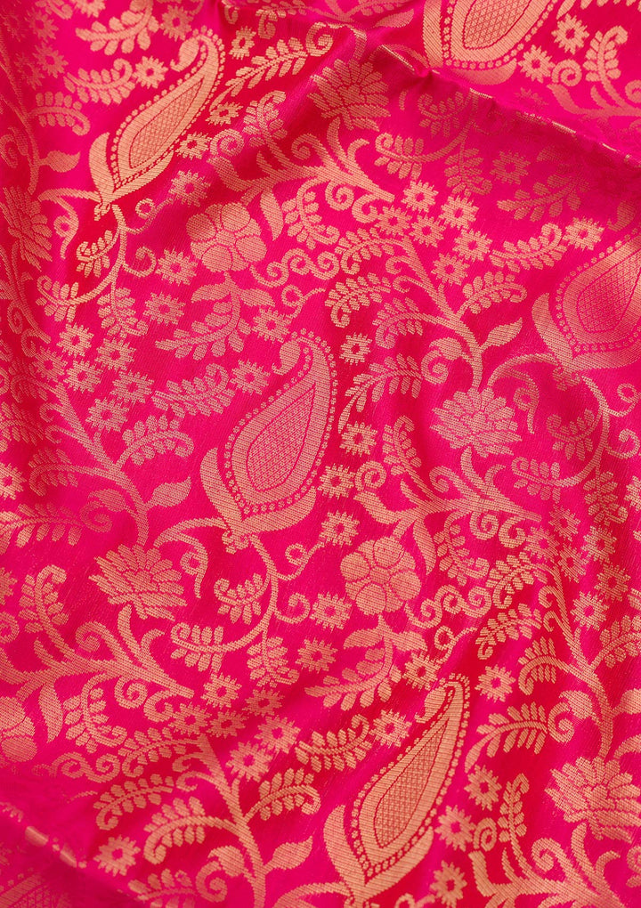Red Zariwork Pure Silk Saree