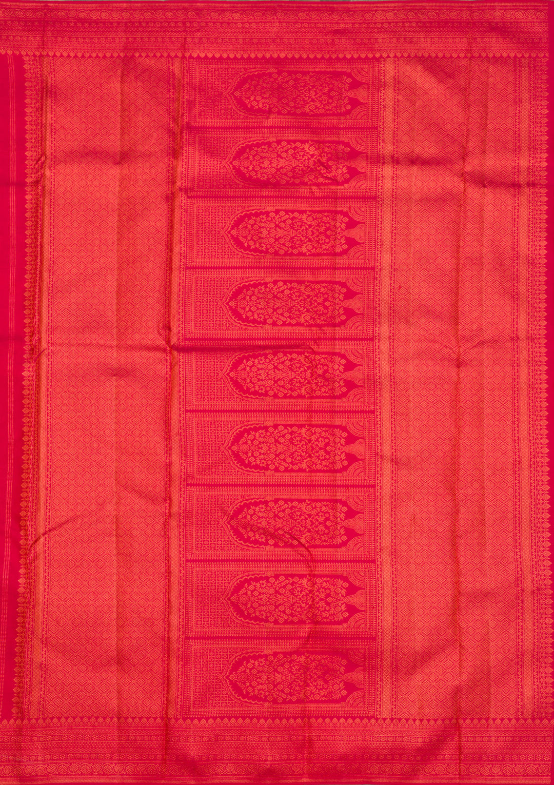 Red Zariwork Pure Silk Saree