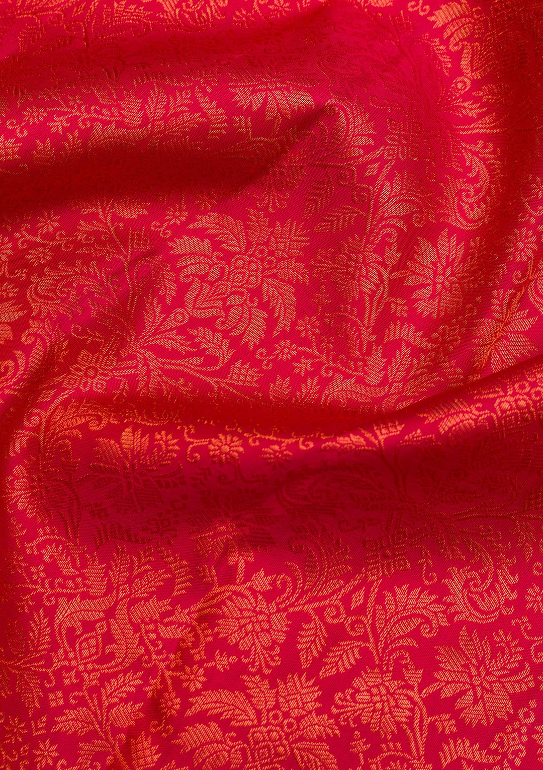Red Zariwork Pure Silk Saree