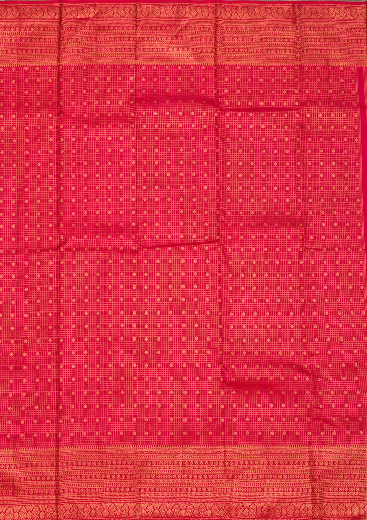 Red Zariwork Pure Silk Saree