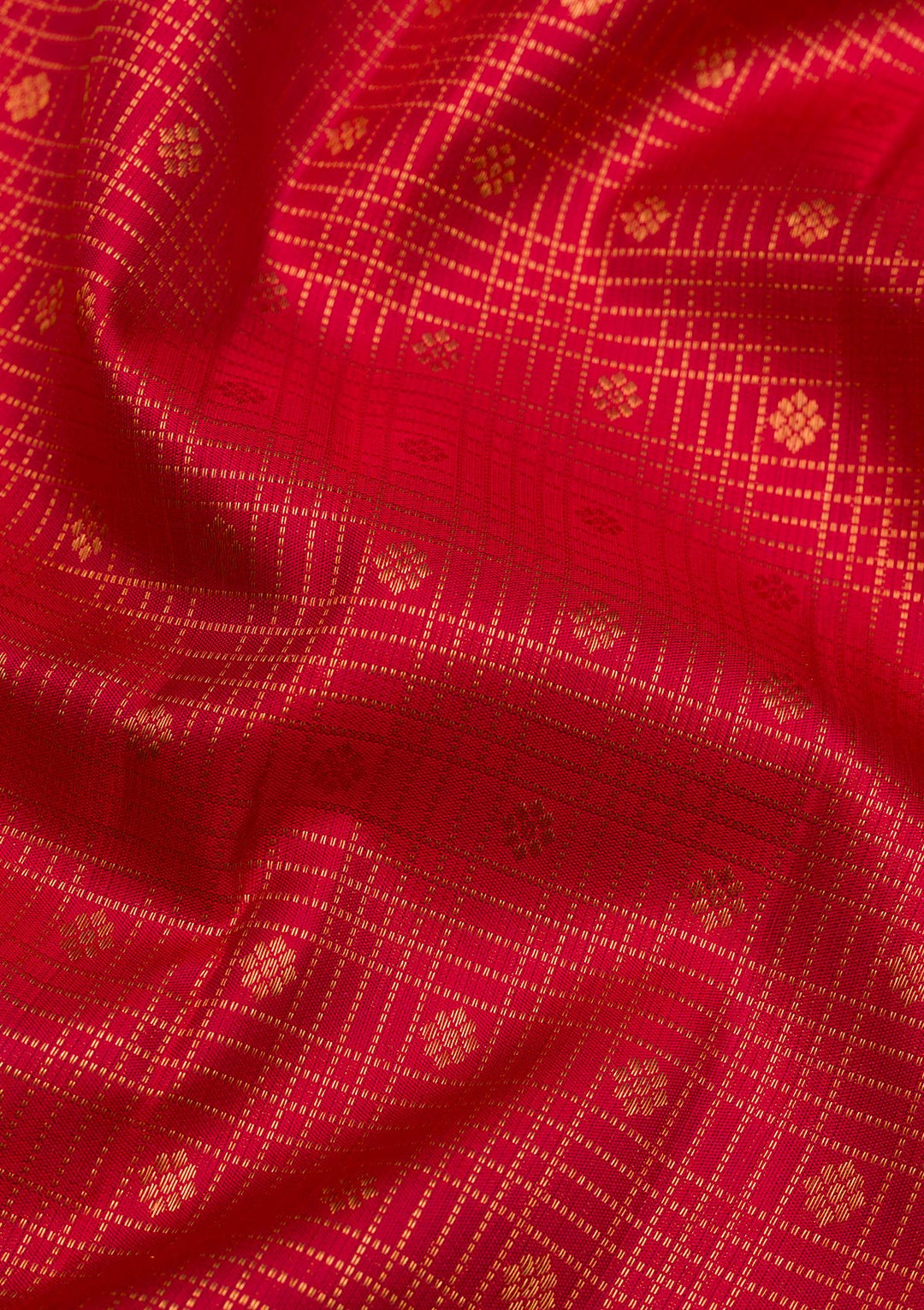 Red Zariwork Pure Silk Saree