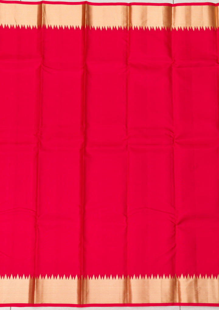 Red Zariwork Pure Silk Saree