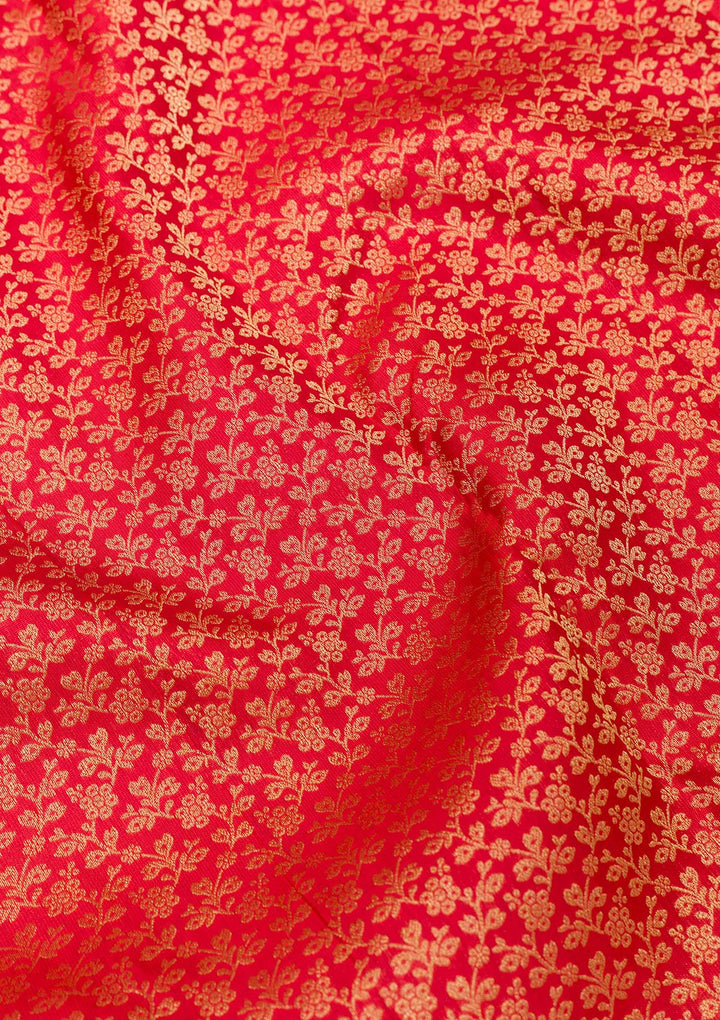 Red Zariwork Banarasi Pure Silk Saree