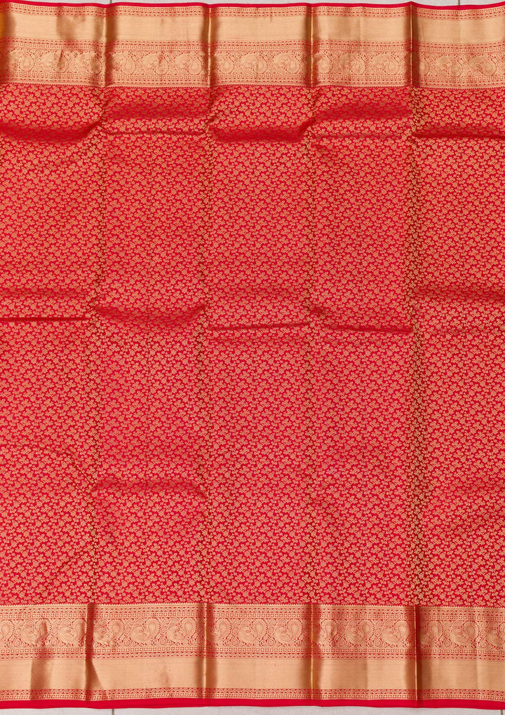 Red Zariwork Banarasi Pure Silk Saree