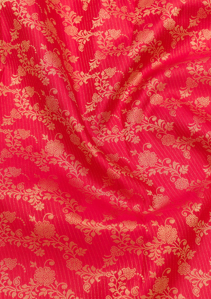 Red Zariwork Pure Silk Saree