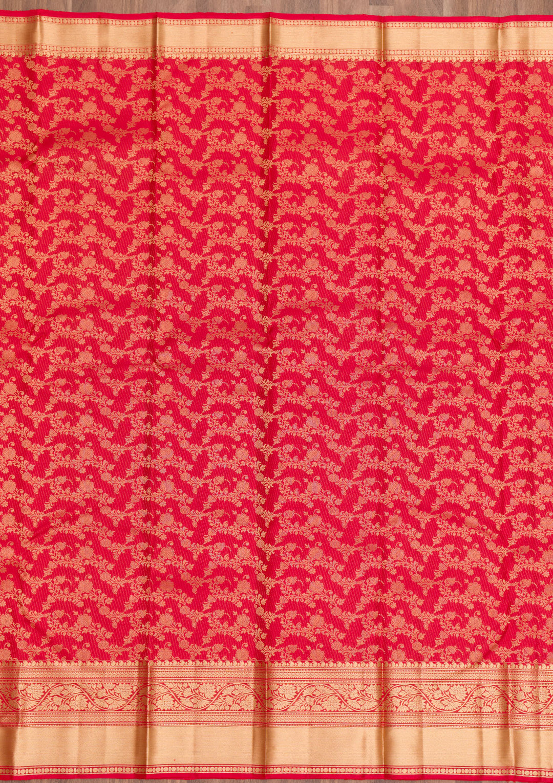 Red Zariwork Pure Silk Saree