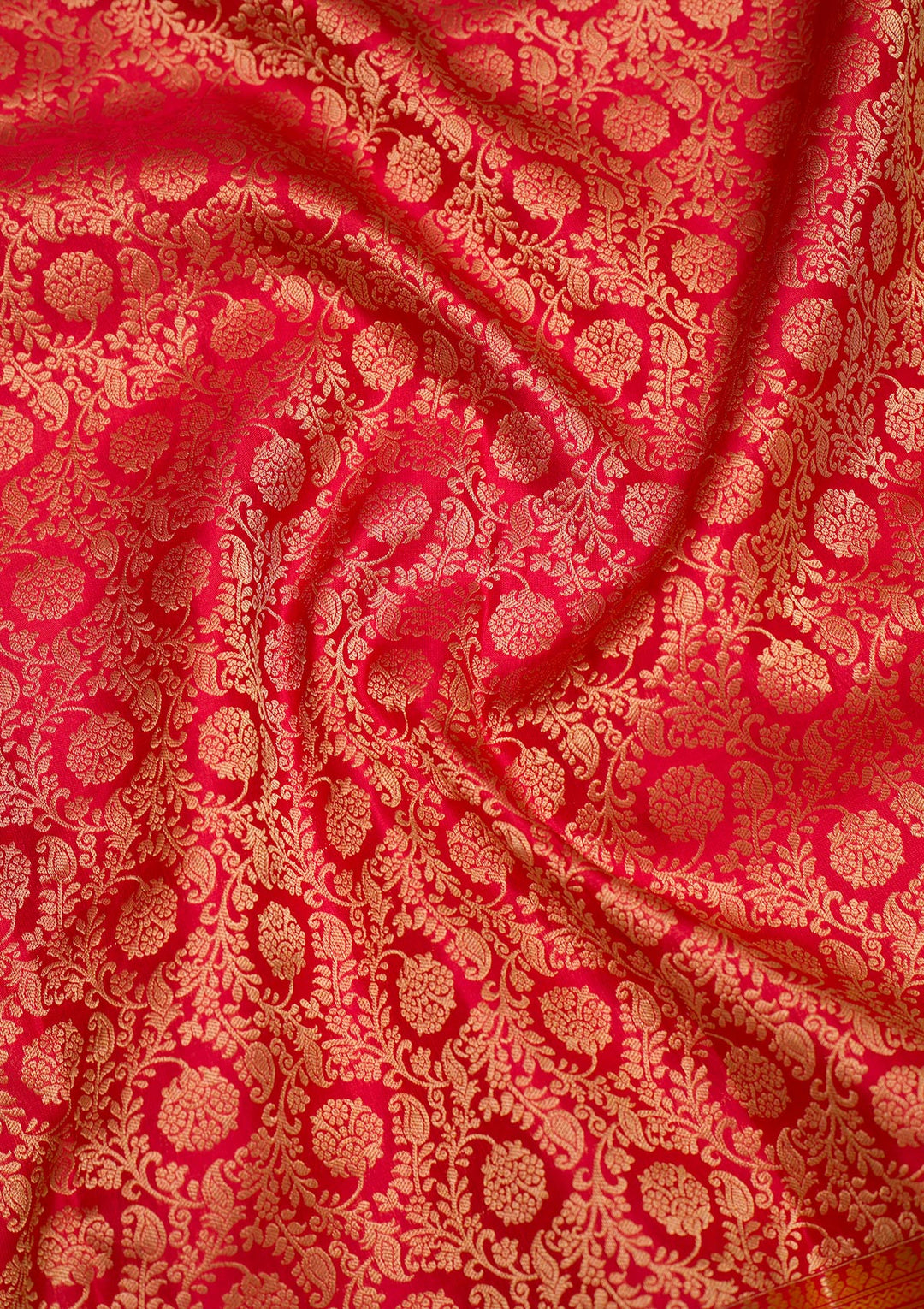 Red Zariwork Banarasi Pure Silk Saree