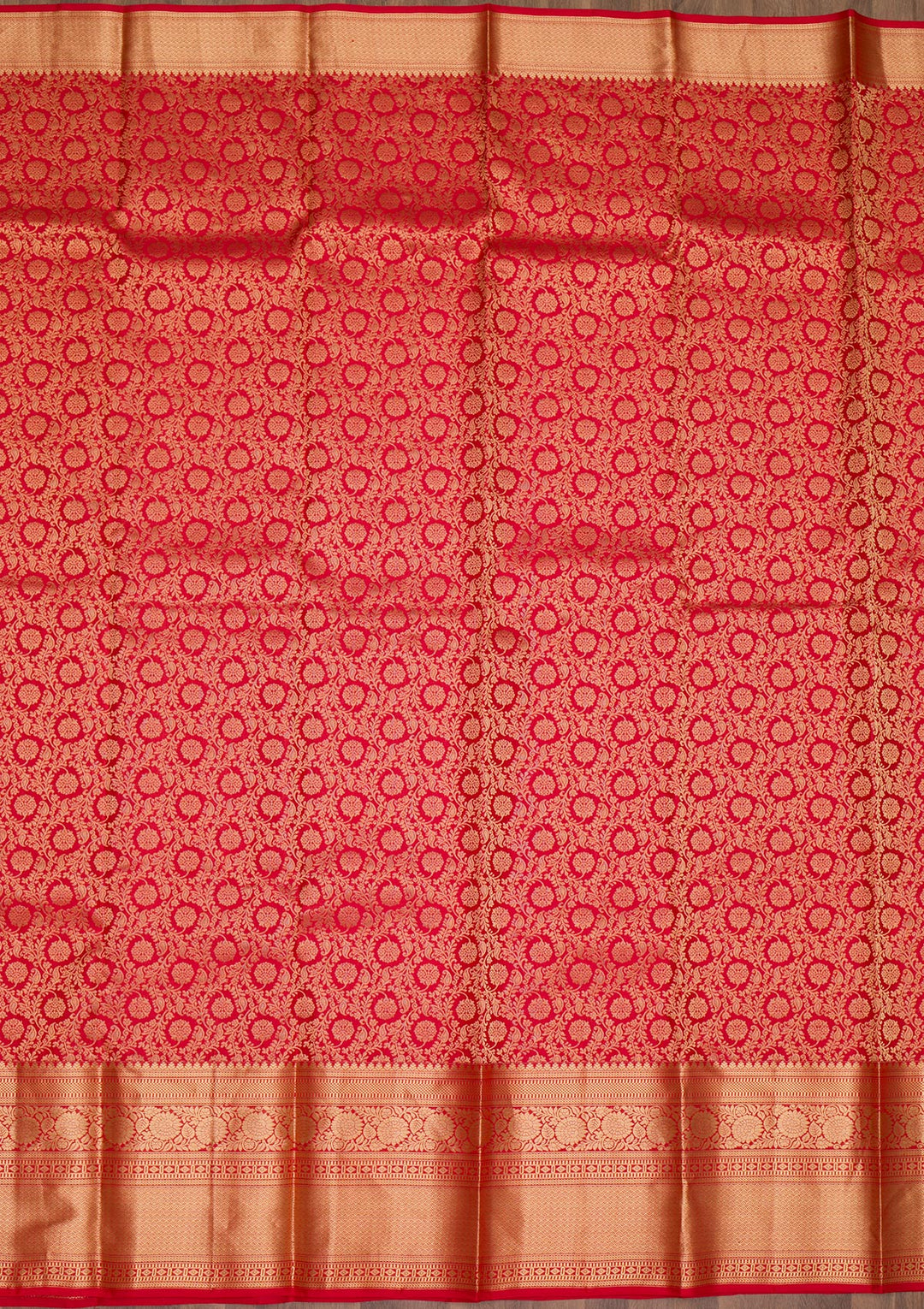 Red Zariwork Banarasi Pure Silk Saree