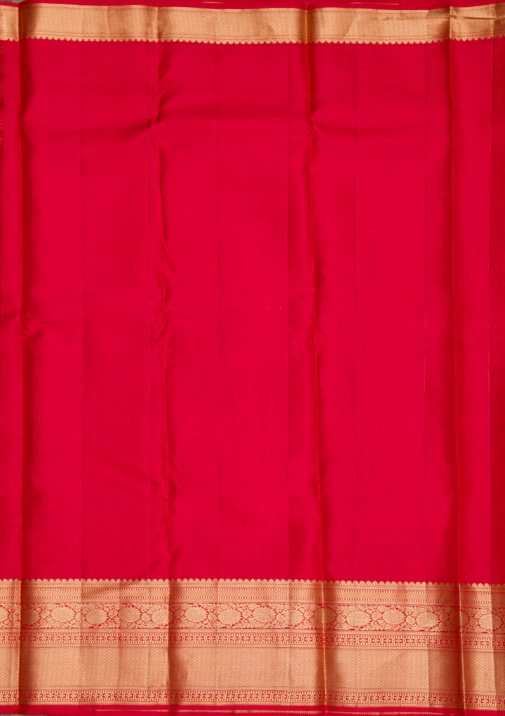 Red Zariwork Banarasi Pure Silk Saree
